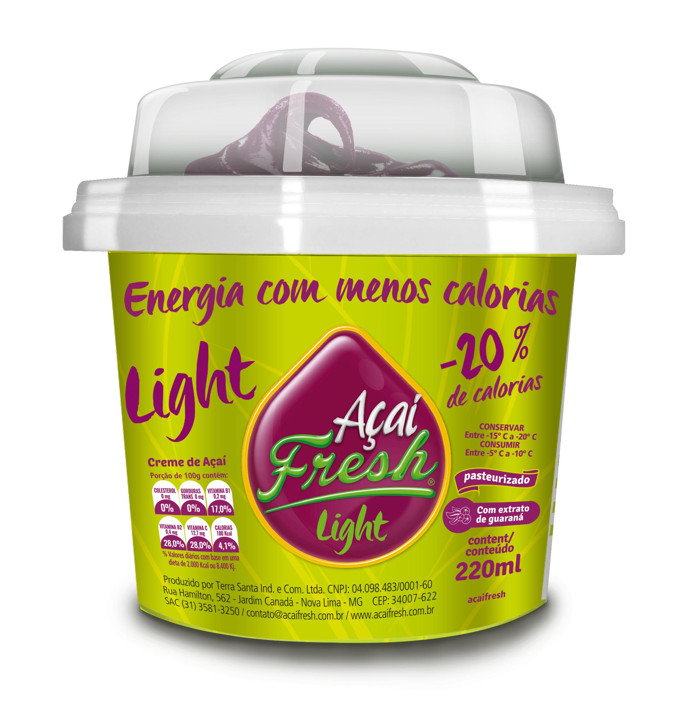 AÇAÍ FRESH LIGHT 220ml