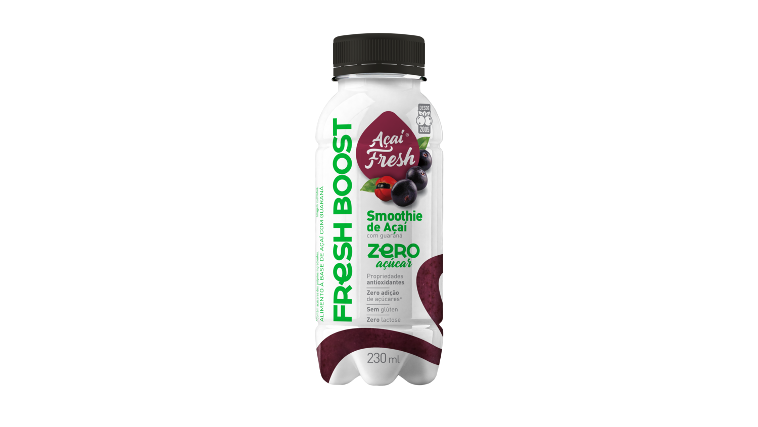 AÇAÍ SUPER SMOOTHIE ZERO ACUCAR 230ML