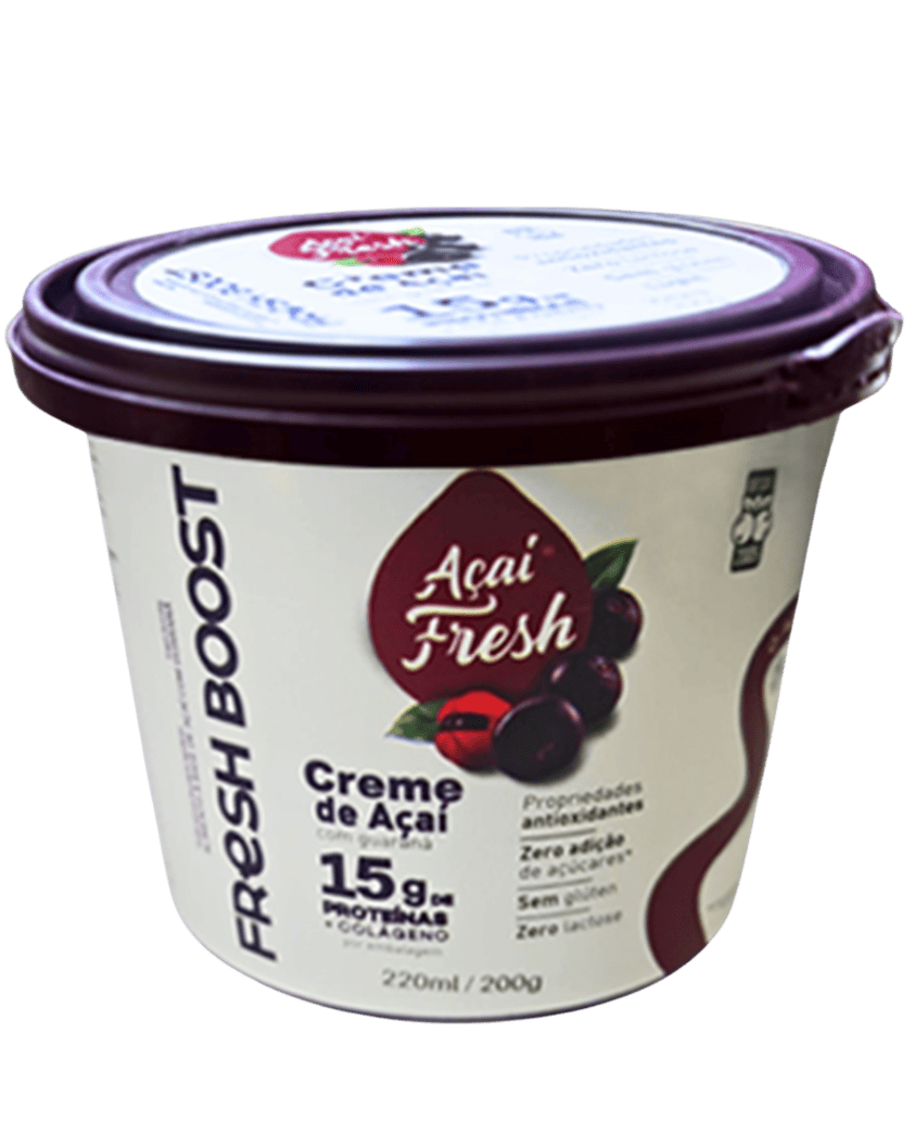 CREME DE AÇAÍ COM 15g PROTEÍNA 220ml