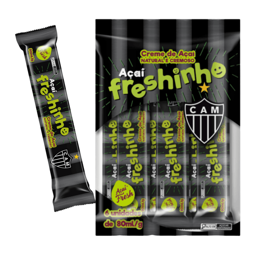 Creme de açai Fresquinho Atlético 80ml/g